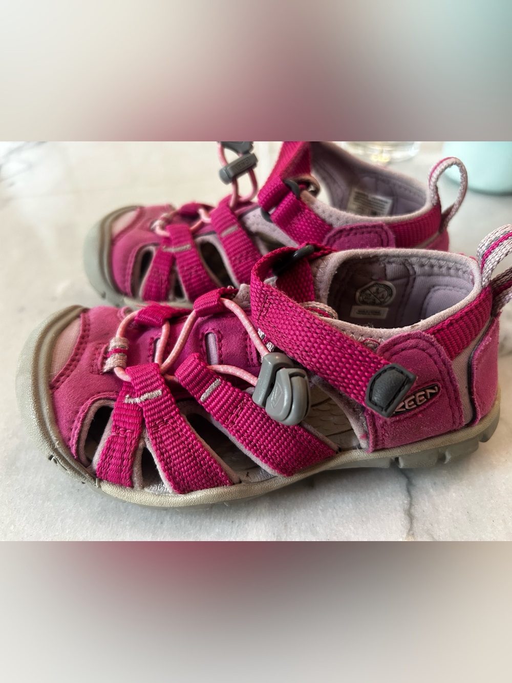 KEEN Kids Magenta Closed-Toe Outdoor Sandals